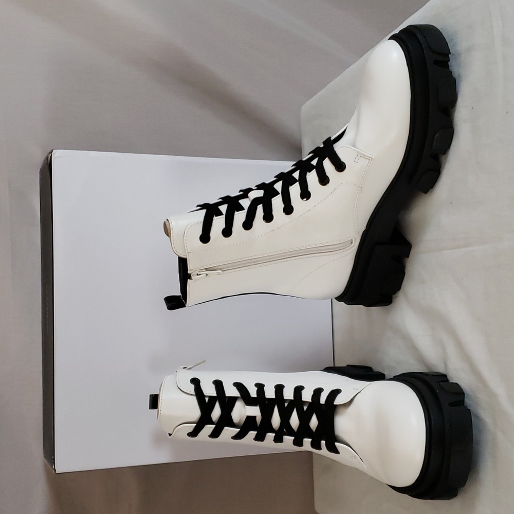 NEW Nine West Clover Combat Boot